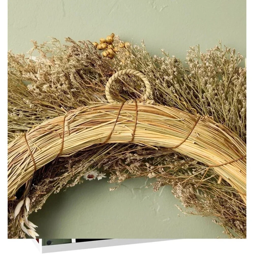 Hearth & Hand Preserved Spring Grass & Flower Brown & Gold 21